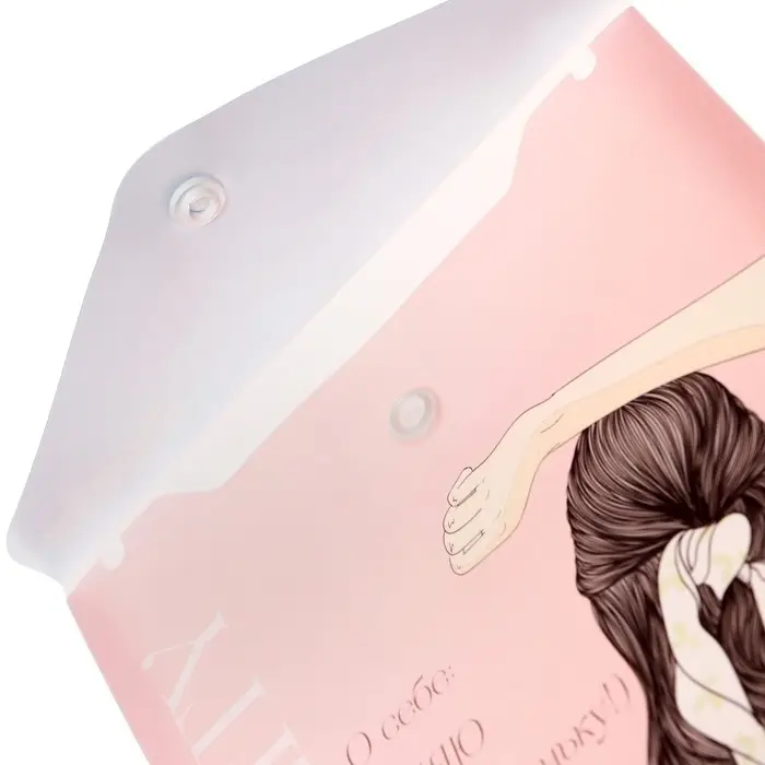 Папка-конверт на кнопке А6, 140 х 170 мм, 180 мкм, вертикальный, deVENTE. Mentality, МИКС х 4 цвета, картонная коробка