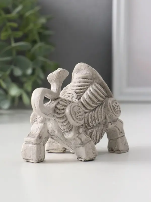 Фигура &laquo;Золотой телец&raquo;, 10&times;5&times;6,,5 см, серая