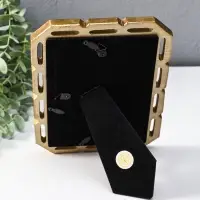 Фоторамка полистоун 10х15 см "Будущее" тёмное золото 15х1,5х20 см