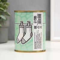 Подарочные носки в банке &laquo;Надеть при плохом настроении&raquo;, (внутри носки женские, цвет микс)