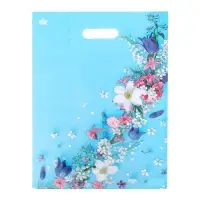 Пакет "Очаровательные цветы", полиэтиленовый с вырубной ручкой, 31х40 см, 60 мкм