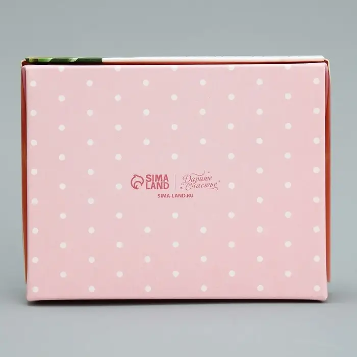 Кондитерская упаковка, коробка с ламинацией &laquo;Тюльпаны&raquo;, 10 х 8 х 3.5 см