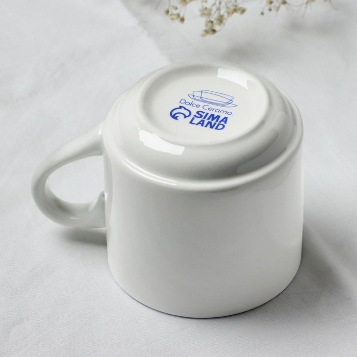 Кружка белая керамическая &laquo;Ласточка&raquo;, 300 мл