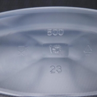 Набор контейнеров, 500 мл, 13,8&times;10,2 см, 5 шт, с крышкой, цвет прозрачный