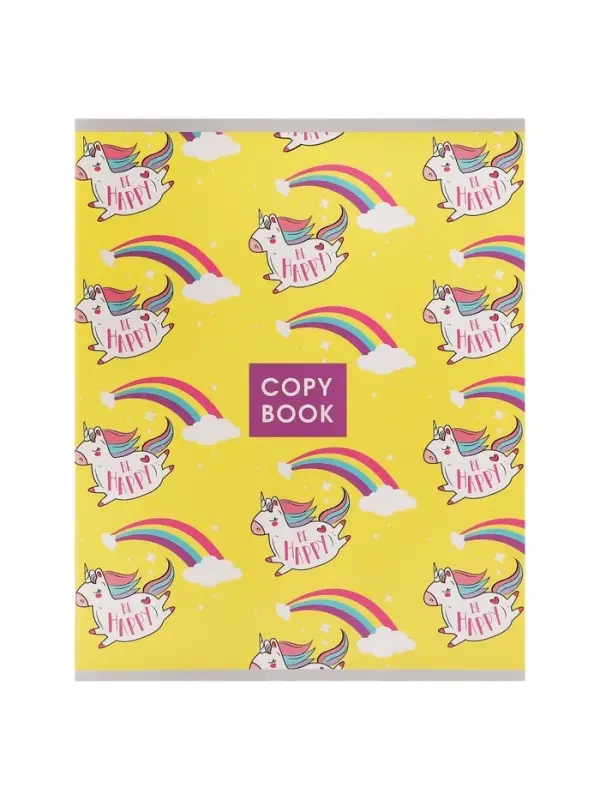 Тетрадь 48 листов в клетку Calligrata &laquo;Паттерн&raquo;, серые листы, МИКС