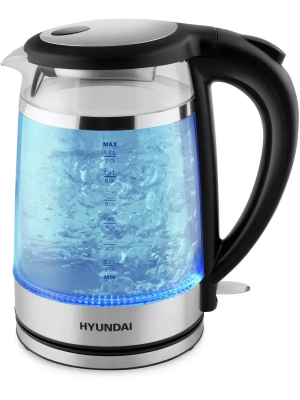 Чайник HYK-G3036 1.7л. 2200Вт черный