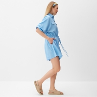 Комбинезон женский Minaku: Casual Collection цвет голубой  р-р 48