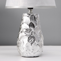 Настольная лампа "Кидди" Е14 40Вт серебро 20х20х34 см