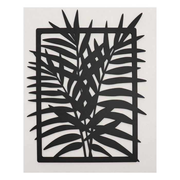 Декоративное панно деревянное Декоративное панно деревянное "Папоротник" 39х50(45х55)см