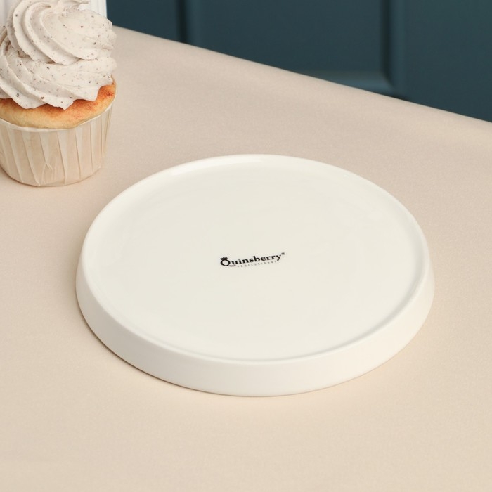 Тарелка фарфоровая десертная «Sola», 17 см, белая Тарелка фарфоровая десертная «Sola», 17 см, белая