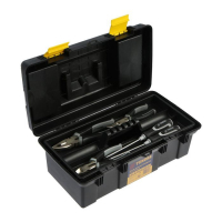 Ящик для инструмента ТУНДРА, 16", 410 х 210 х 185 мм, пластиковый, лоток, два органайзера Ящик для инструмента ТУНДРА, 16", 410 х 210 х 185 мм, пластиковый, лоток, два органайзера