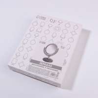 Зеркало настольное, двустороннее, с увеличением, d зеркальной поверхности 9,7 см, цвет серебристый Зеркало настольное, двустороннее, с увеличением, d зеркальной поверхности 9,7 см, цвет серебристый