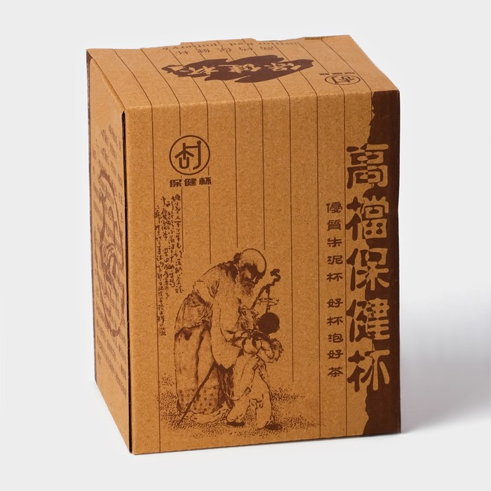 Кружка керамическая с крышкой и ситом &laquo;Золотой дракон&raquo;, 350 мл