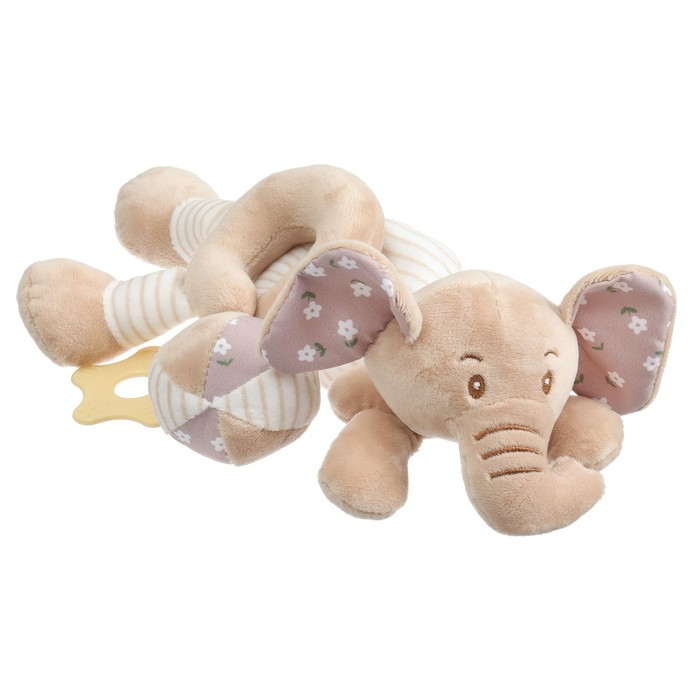 Растяжка - спираль с игрушками дуга на коляску / кроватку для малышей 0+ &laquo;Слоник Няша&raquo;, Крошка Я