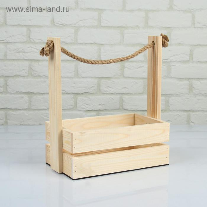 Набор кашпо деревянных 3 в 1 (30.5×18.5×35; 25.5×15×30; 20×12×23) Набор кашпо деревянных 3 в 1 (30.5×18.5×35; 25.5×15×30; 20×12×23) "Аром", натуральная сосна