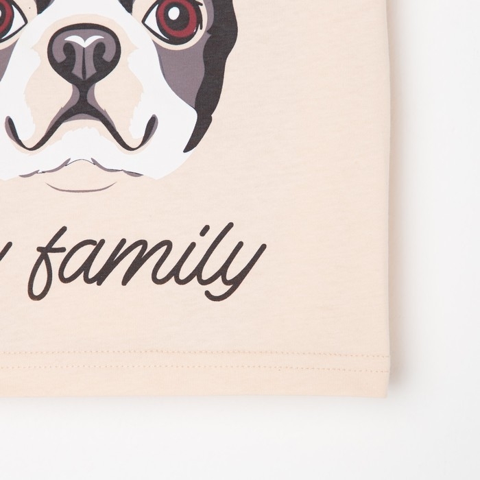 Футболка детская KAFTAN "Dog" р.30 (98-104), бежевый