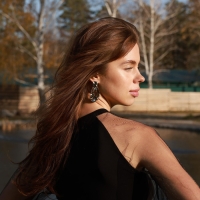 Серьги металл &laquo;Атмосфера&raquo; капля, цвет серый