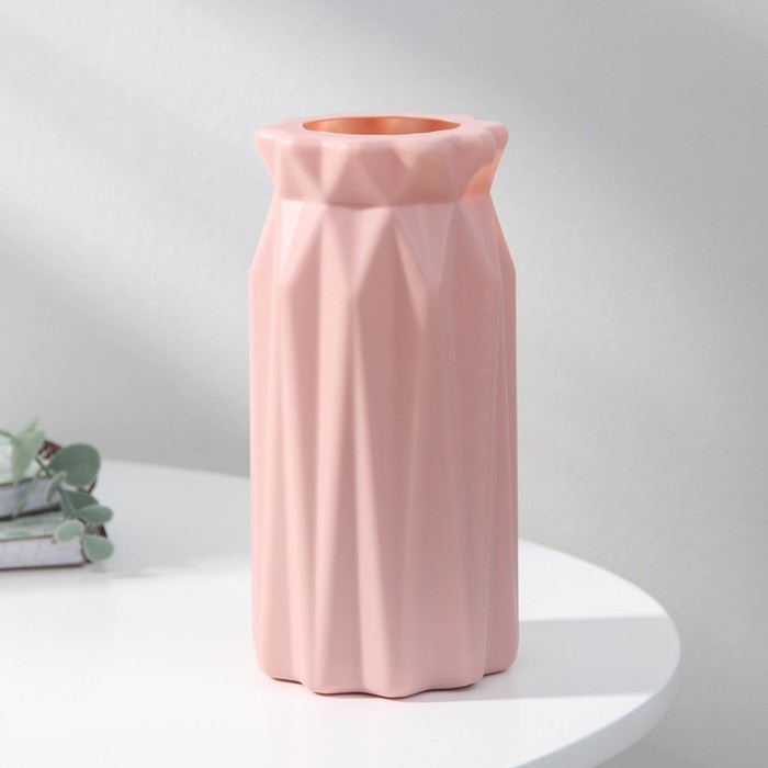 Ваза для цветов, 8,8&times;17,8 см, 750 мл, цвет МИКС