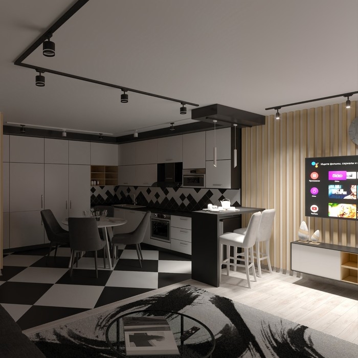 Светильник трек-й повор светод ARTLINE 55х200 10Вт 800Лм 4000К 230В, алюм 5,3м&sup2; бел 59704 3