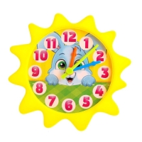 Часики игровые &laquo;Животные&raquo;, учим время, считаем, МИКС