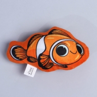 Игрушка для кошек с мятой &laquo;&lrm;Рыба-клоун&raquo;&lrm;, 13 х 8 см