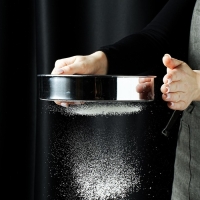 Сито для просеивания Доляна &laquo;Металлик&raquo;, d=17,5 см, цвет серебристый