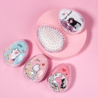 Расчёска - шейкер &laquo;Лапки&raquo;, 5,5 &times; 9 см, цвет МИКС