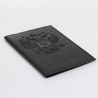 Обложка для паспорта, цвет чёрный Обложка для паспорта, цвет чёрный