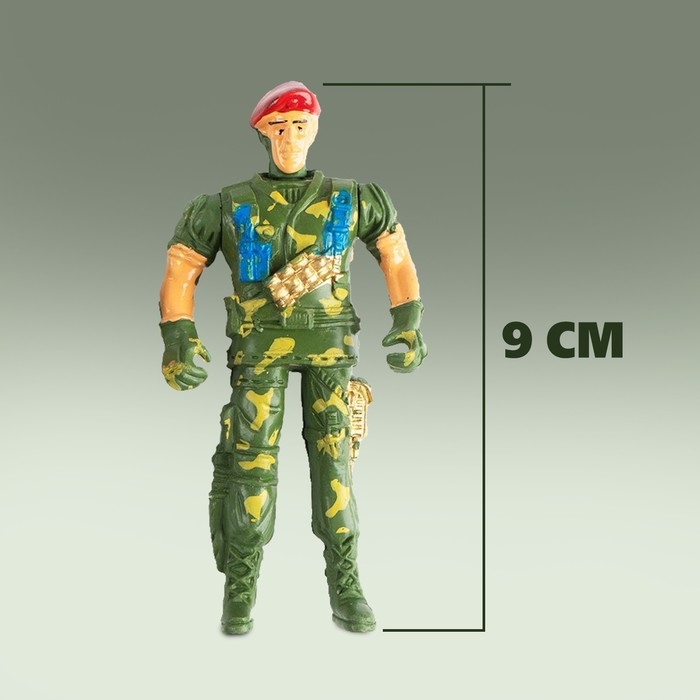 Набор солдатиков &laquo;Спецназ&raquo;, 4 штуки, МИКС