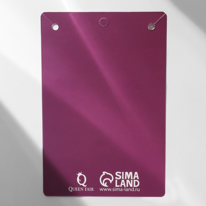 Кулон &laquo;Сердце&raquo; блестящее, цвет белый в серебре, 39 см