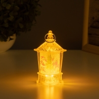 Светильник "Дед мороз и олени" 3хLR44 4х4х9см Светильник "Дед мороз и олени" 3хLR44 4х4х9см