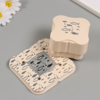 Дырокол фигурный рисунок 3,8х3,8 см "Рыбки" 6.1х6,1х4,1 см