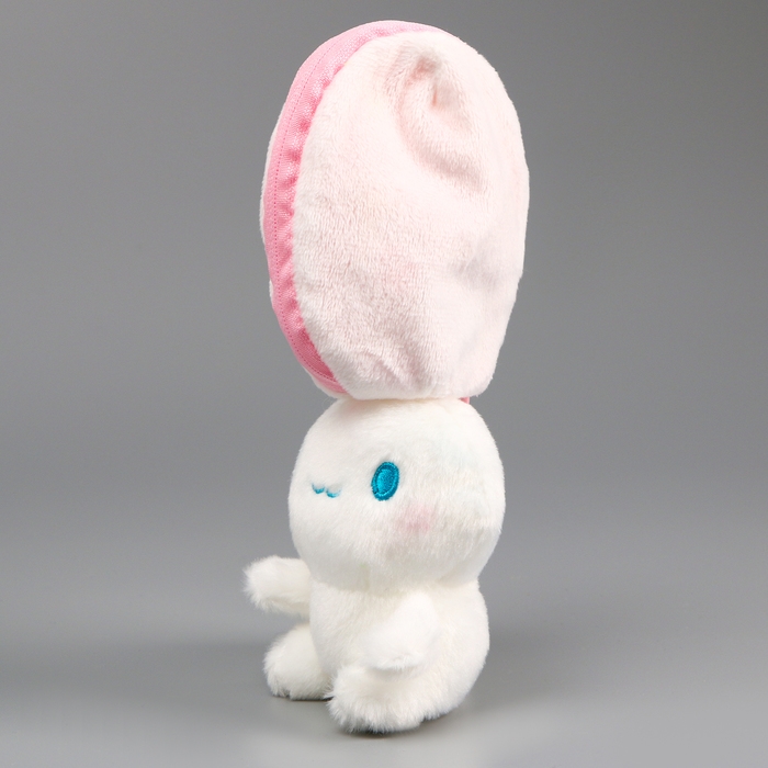 Мягкая игрушка &laquo;Зайка-клубника&raquo; на брелоке, 11 см