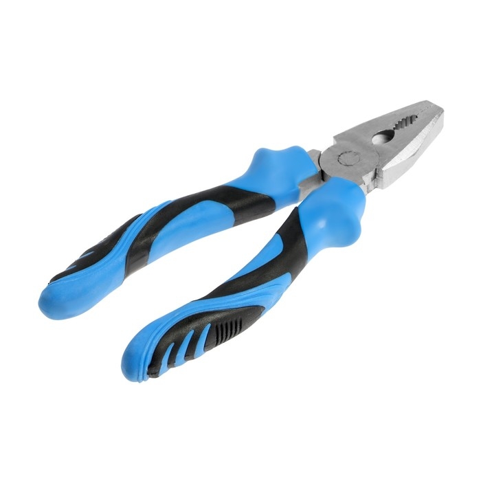 Плоскогубцы комбинированные ТУНДРА, сталь 45, никелированные, 2К рукоятки, 160 мм Плоскогубцы комбинированные ТУНДРА, сталь 45, никелированные, 2К рукоятки, 160 мм