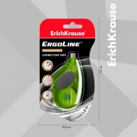 Корректирующая лента 5 мм х 8 м, ErichKrause ErgoLine, с резиновой вставкой, корпус салатовый, блистер Корректирующая лента 5 мм х 8 м, ErichKrause ErgoLine, с резиновой вставкой, корпус салатовый, блистер