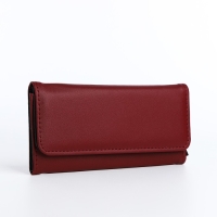 Кошелёк женский на магните, цвет бордовый Кошелёк женский на магните, цвет бордовый