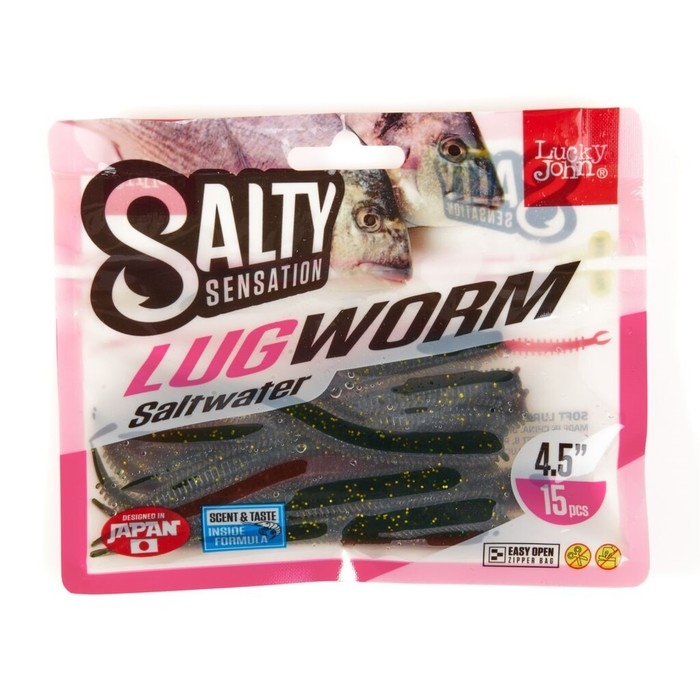 Черви съедоб. искусст. LJ Salty Sensation LUGWORM 4.5in (11,40)/F41 15шт. Черви съедоб. искусст. LJ Salty Sensation LUGWORM 4.5in (11,40)/F41 15шт.