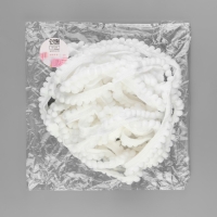 Тесьма декоративная с помпонами, 12 &plusmn; 2 мм, 9,1 &plusmn; 0,5 м, цвет белый