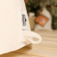 Шапка для бани с вышивкой "Настроение 2" Шапка для бани с вышивкой "Настроение 2"