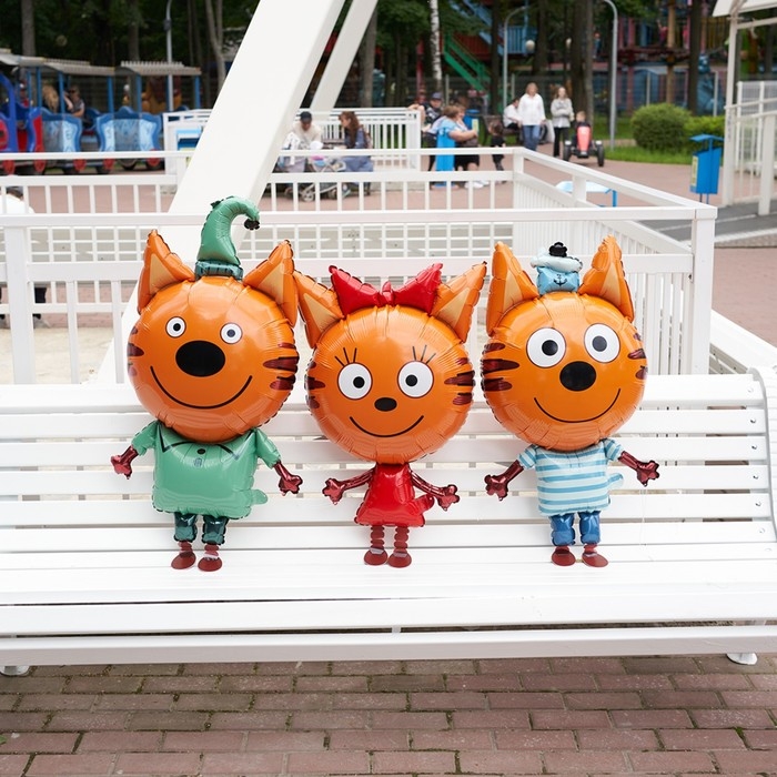 Шар фольгированный 39" &laquo;Три кота. Коржик&raquo;, ходячая фигура
