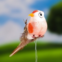 Штекер "Птичка Невеличка" 3х3см, длина 14см