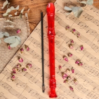 Блокфлейта Music Life, 8 отверстий, немецкая система, красная Блокфлейта Music Life, 8 отверстий, немецкая система, красная