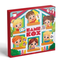 Набор развивающих игр &laquo;Game box. Kids. 6 в 1&raquo;, 3+