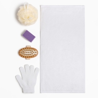 Подарочный набор "Супер крутой набор" полотенце 30х60 см и банные аксессуары Подарочный набор "Супер крутой набор" полотенце 30х60 см и банные аксессуары