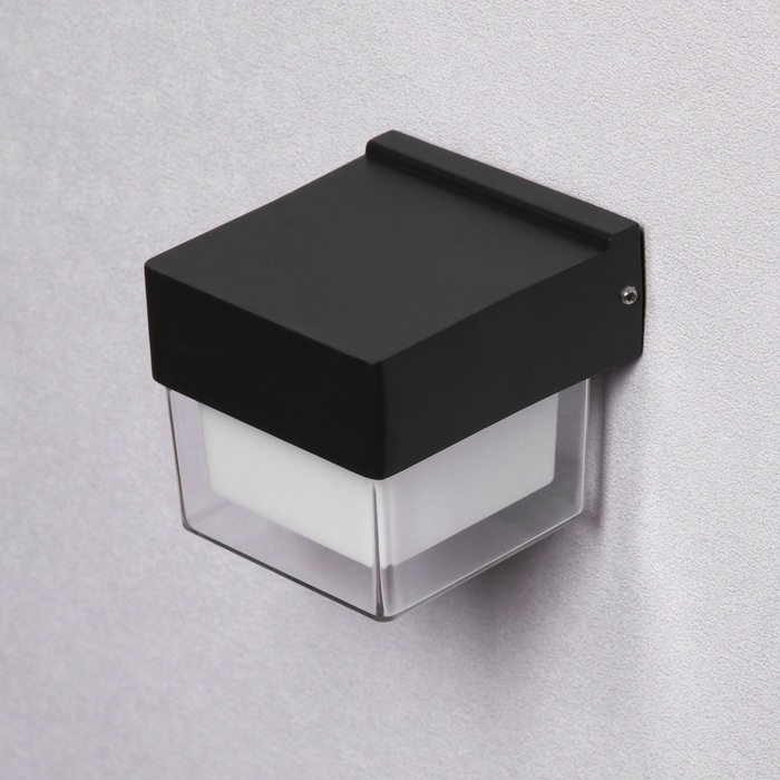 Светильник фасадный &laquo;Гранд&raquo;, FSD-084, 5 Вт, 3000К, IP65, 220 В, металл, черный