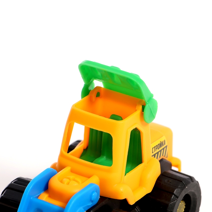 Набор тракторов «Весёлая стройка», инерционные, в наборе 6 шт., цвет МИКС Набор тракторов «Весёлая стройка», инерционные, в наборе 6 шт., цвет МИКС