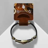 Браслет унисекс «Атлант» тигр, цвет чёрный с чернёным золотом, 22 см Браслет унисекс «Атлант» тигр, цвет чёрный с чернёным золотом, 22 см