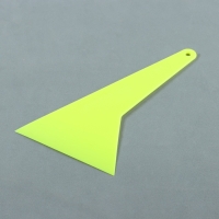 Шпатель для плёнки, 22.5&times;11.5 см, жёлтый