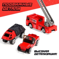 Грузовик металлический &laquo;Перевозчик&raquo;, инерция, с 6 машинками