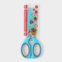 Ножницы кухонные Доляна &laquo;Эльба&raquo;, 22 см, цвет голубой